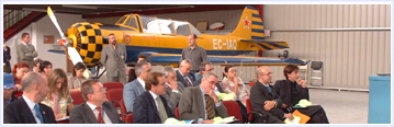 inauguracion del hangar