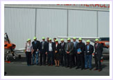 inauguracion del hangar